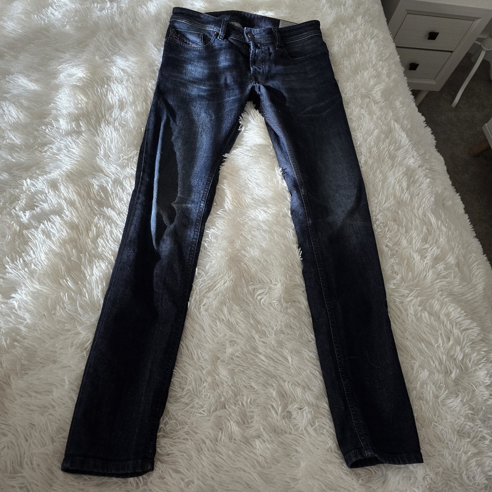 DIESEL SLEENKER Dark Blue Men's Jeans